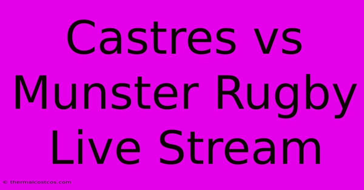 Castres Vs Munster Rugby Live Stream